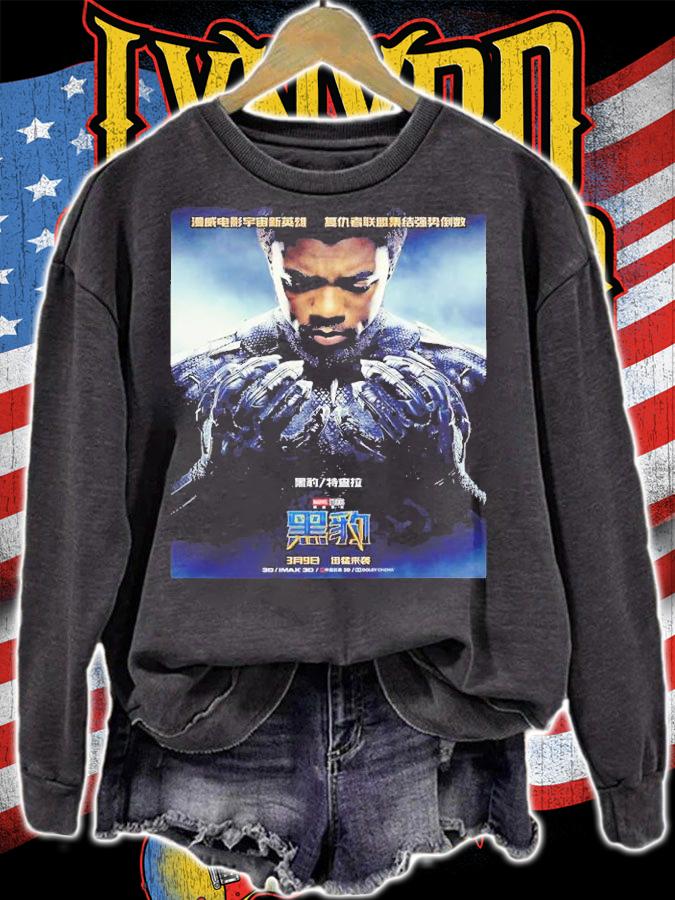 Black Panther Poster China Marvel Movie Black Panther Shirt t-shirt