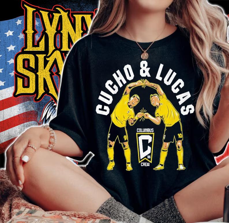 Columbus Crew Cucho Hernndez & Lucas Zelarayn shirt t-shirt woman shirt