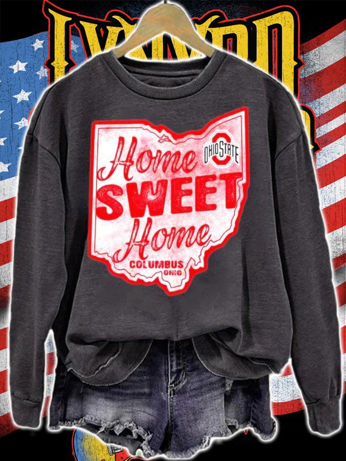 Home Sweet Ohio State Buckeyes Columbus Ohio Shirt t-shirt