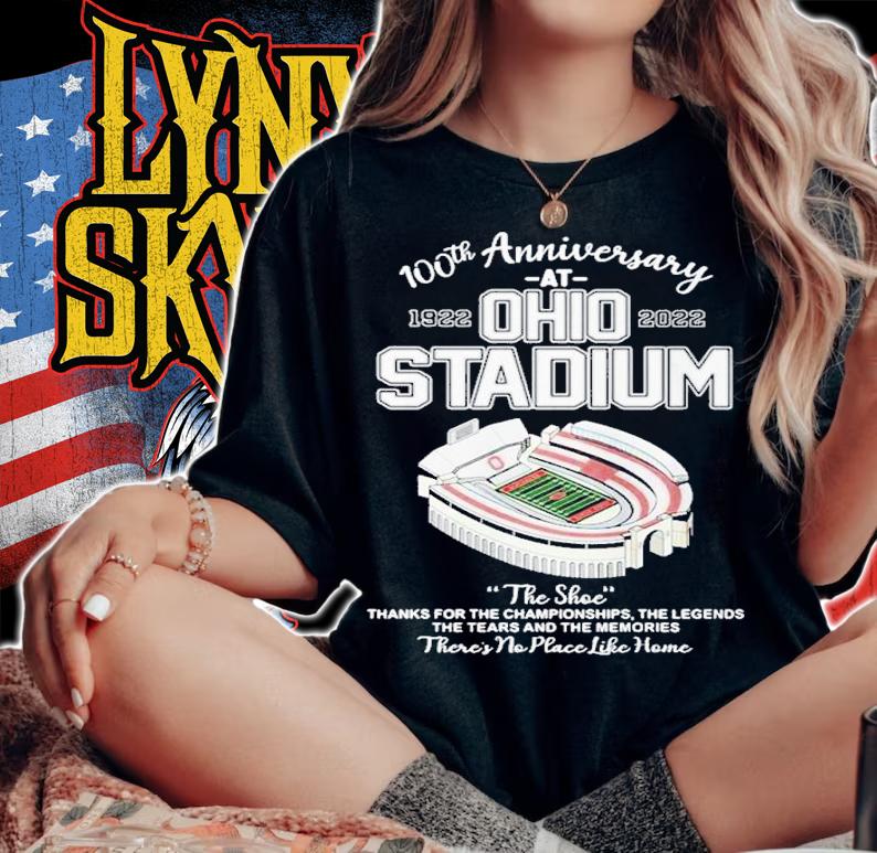 Ohio Buckeyes 100th Anniversary At Ohio Stadium 1922-2022 The Shoe Thanks For The Championships The Legends The Tears And The Memories Shirt t-shirt