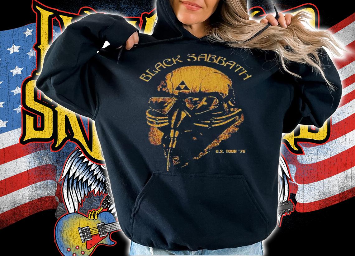 Black Sabbath Official US Tour 78 shirt t-shirt hoodie