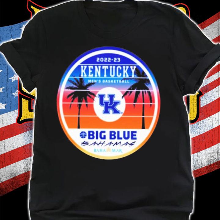 Kentucky Men's Basketball 2022-23 Kentucky Basketball Big Blue Bahamas T-Shirt t-shirt