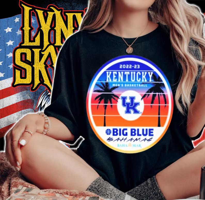 Kentucky Men's Basketball 2022-23 Kentucky Basketball Big Blue Bahamas T-Shirt t-shirt