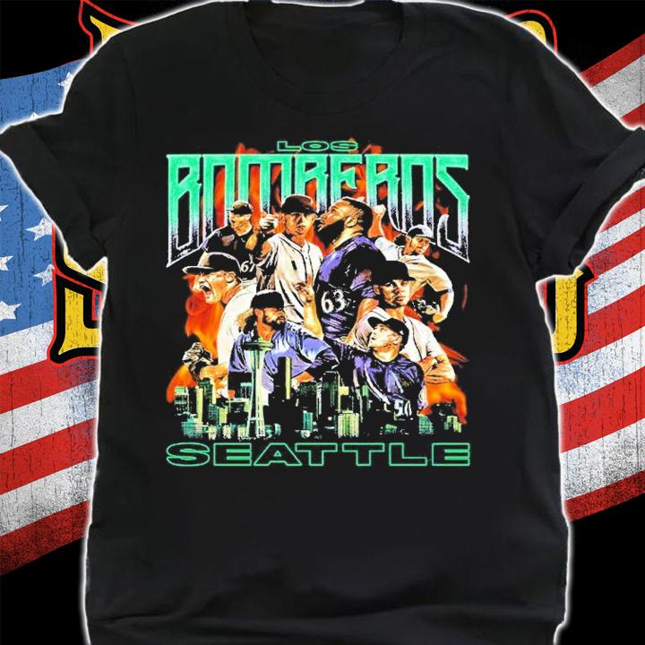 Los Bomberos Seattle Baseball shirt t-shirt