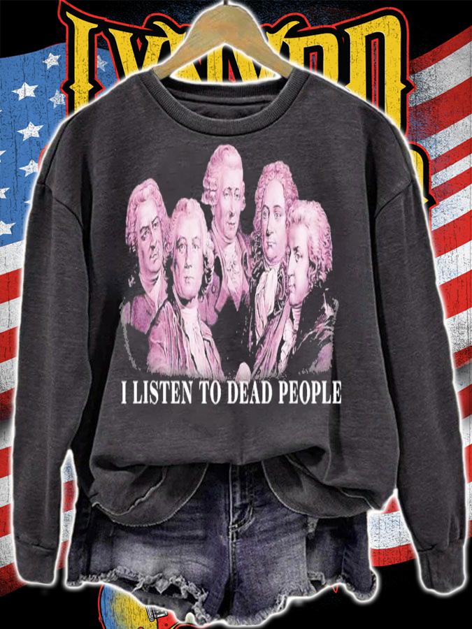 Music Bach Gluck Beethoven Haydn Mozart I Listen To Dead People T-Shirt t-shirt sweatshirt