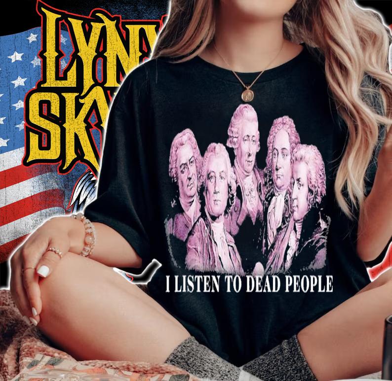 Music Bach Gluck Beethoven Haydn Mozart I Listen To Dead People T-Shirt t-shirt woman shirt