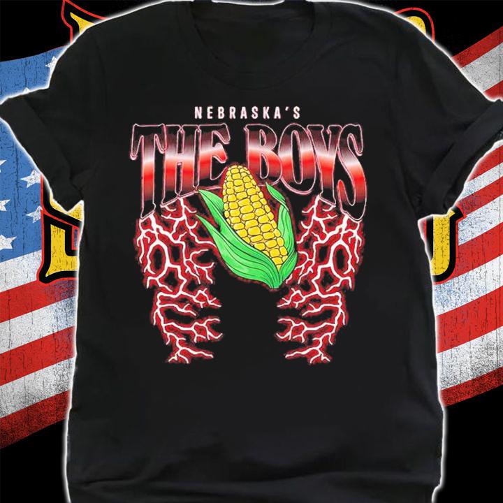 Nebraska's Crimson The Boys College Football Lightning shirt t-shirt