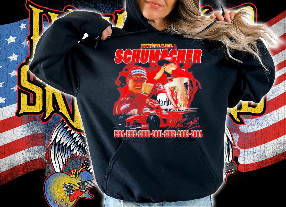Legend Michael Schumacher 90s Bootleg Formula 1 Racing t-shirt