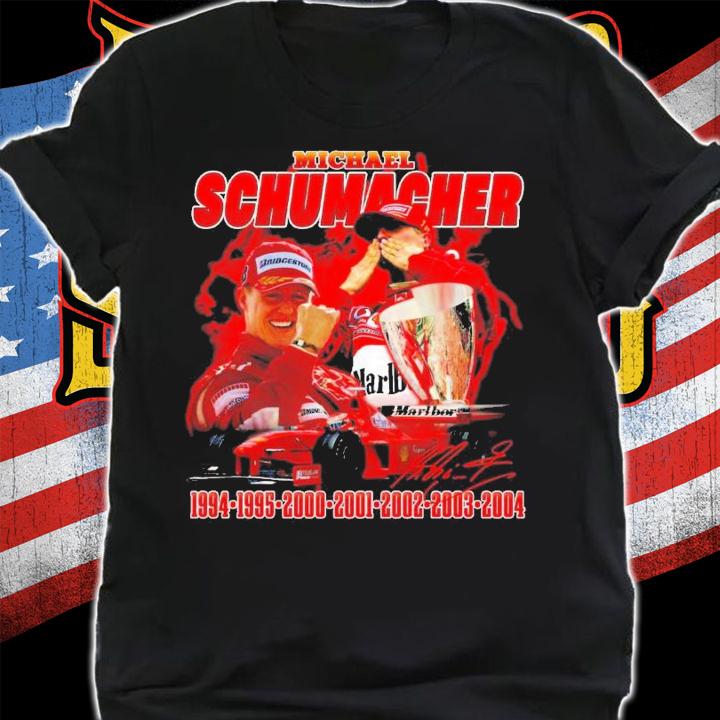 Legend Michael Schumacher 90s Bootleg Formula 1 Racing t-shirt
