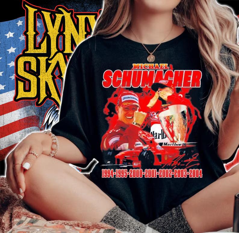 Legend Michael Schumacher 90s Bootleg Formula 1 Racing t-shirt