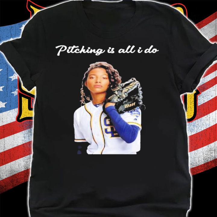Pitching Is All I Do Ginny Baker Baseball Shirt t-shirt shirt