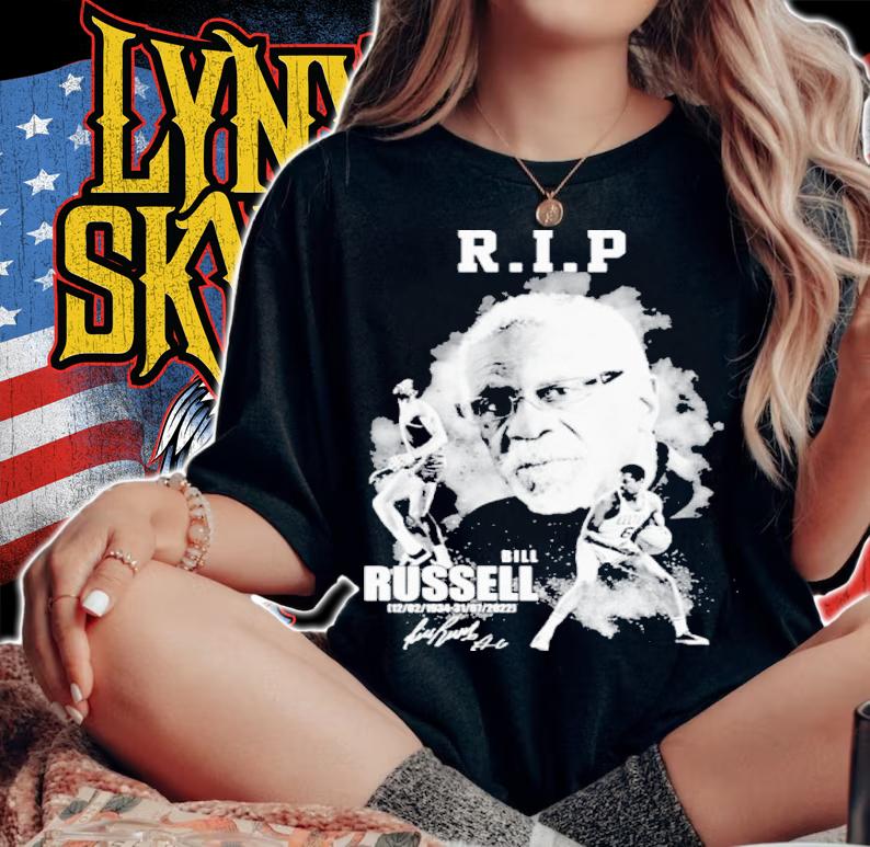 RIP Bill Russell 1934-2022 Boston Basketball Signatures Shirt t-shirt woman shirt
