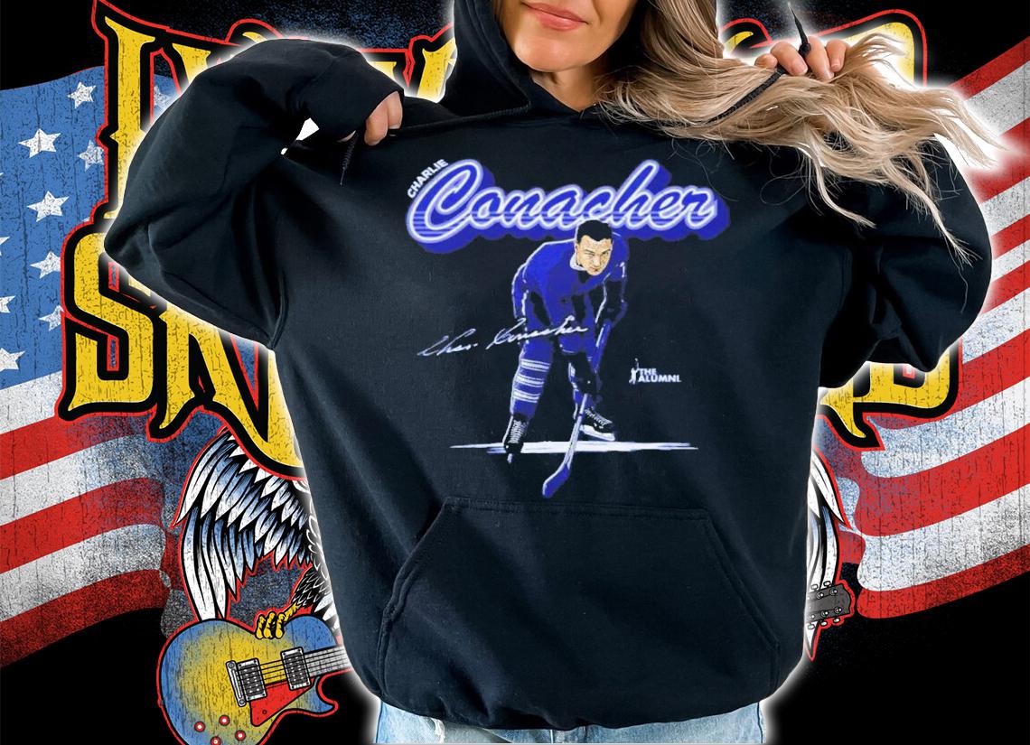 Charlie Conacher Toronto Retro Script Hockey Signatures Shirt t-shirt