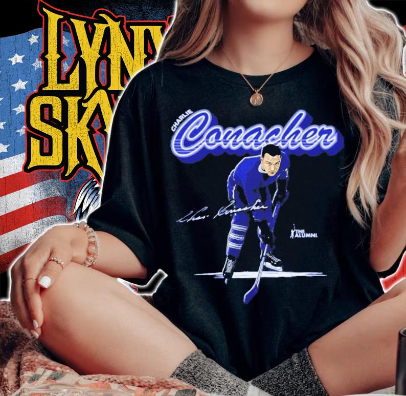 Charlie Conacher Toronto Retro Script Hockey Signatures Shirt t-shirt