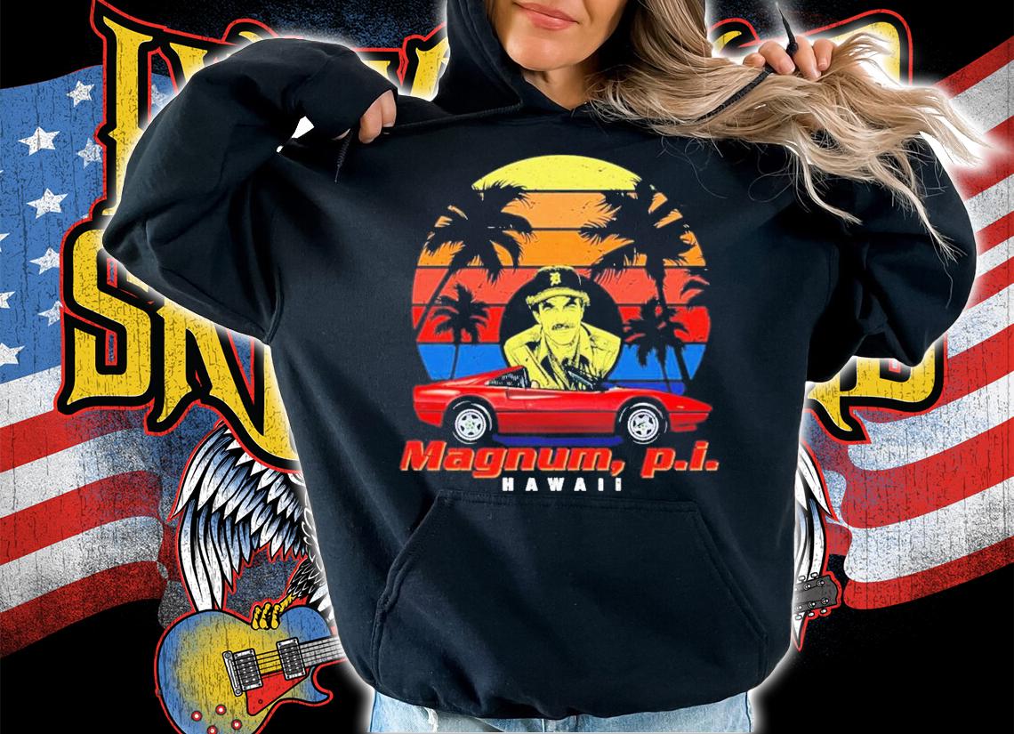 Roger E. Mosley Island Hoppers Magnum PI Retro T-Shirt t-shirt hoodie