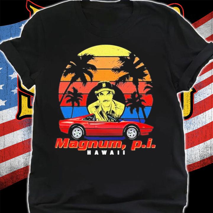 Roger E. Mosley Island Hoppers Magnum PI Retro T-Shirt t-shirt shirt