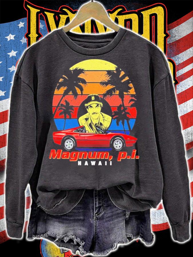 Roger E. Mosley Island Hoppers Magnum PI Retro T-Shirt t-shirt sweatshirt