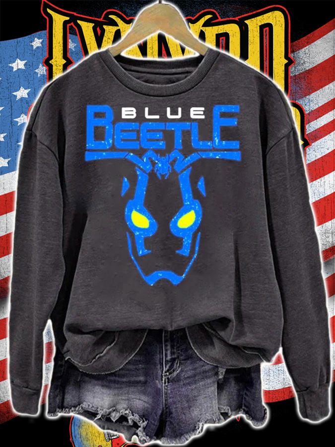 The Blue Hermano Beetle Blue Beetle shirt t-shirt sweatshirt