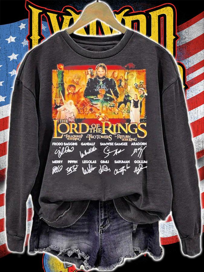 The Lord of the Rings signatures shirt t-shirt