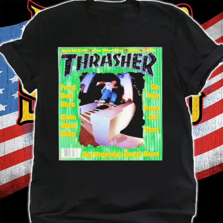 Thrasher Fred Gall Rips Girls Who Ride T-Shirt t-shirt