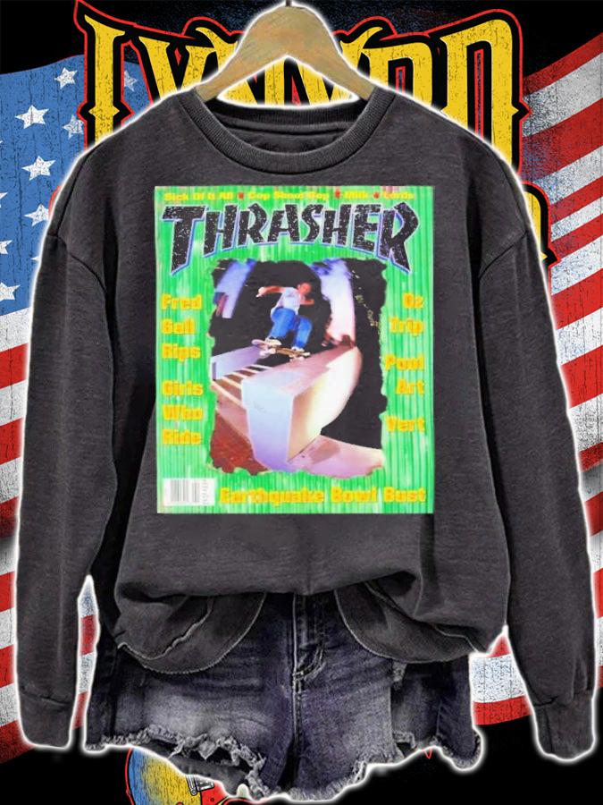 Thrasher Fred Gall Rips Girls Who Ride T-Shirt t-shirt
