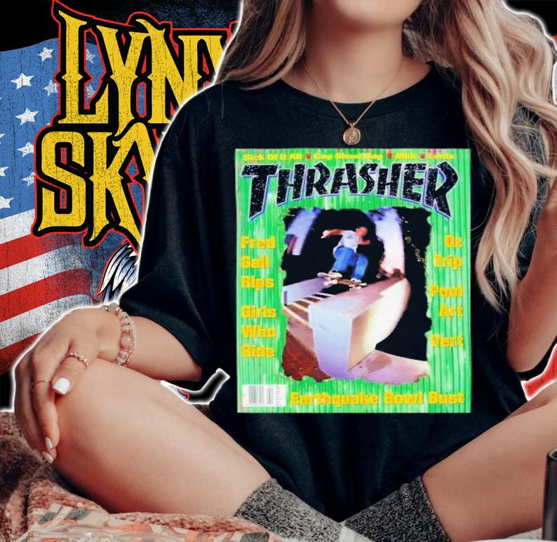 Thrasher Fred Gall Rips Girls Who Ride T-Shirt t-shirt