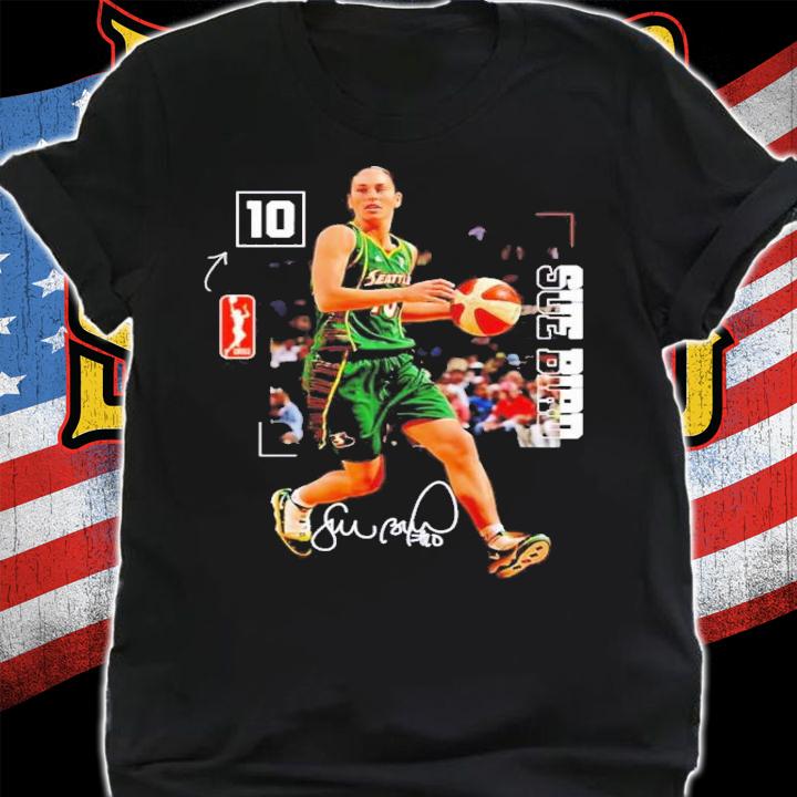 WNBA Sue Bird No 10 Basketball T-Shirt t-shirt shirt