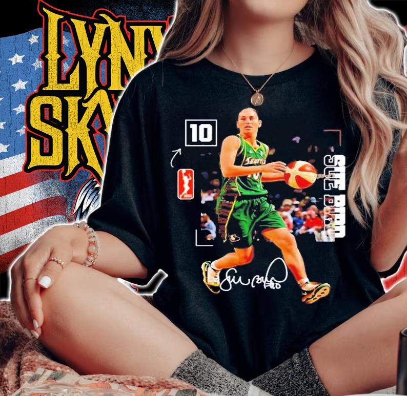 WNBA Sue Bird No 10 Basketball T-Shirt t-shirt woman shirt