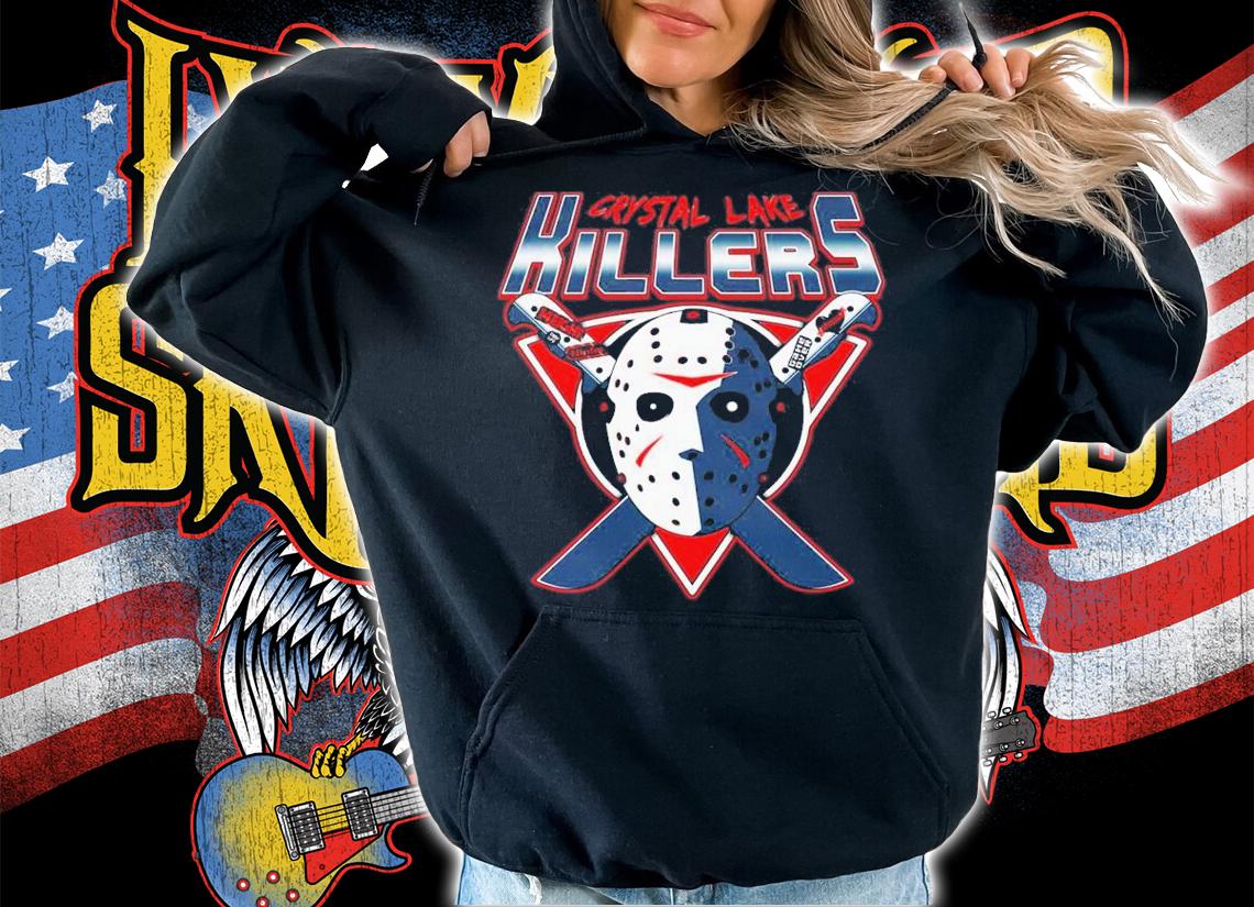 Crystal Lake Killers Jason Voorhees Vintage T-Shirt t-shirt hoodie