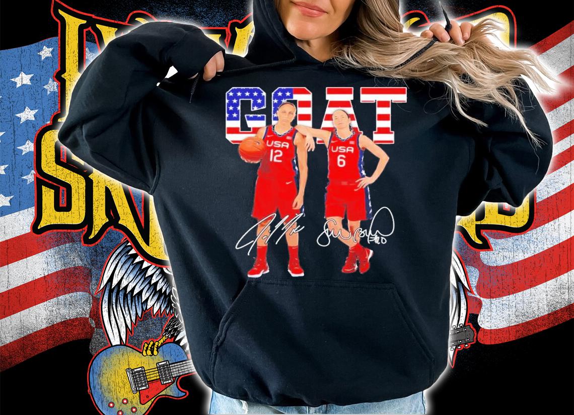 Diana Taurasi Sue Bird Team USA Legend Seattle Storm Signature T-shirt t-shirt hoodie