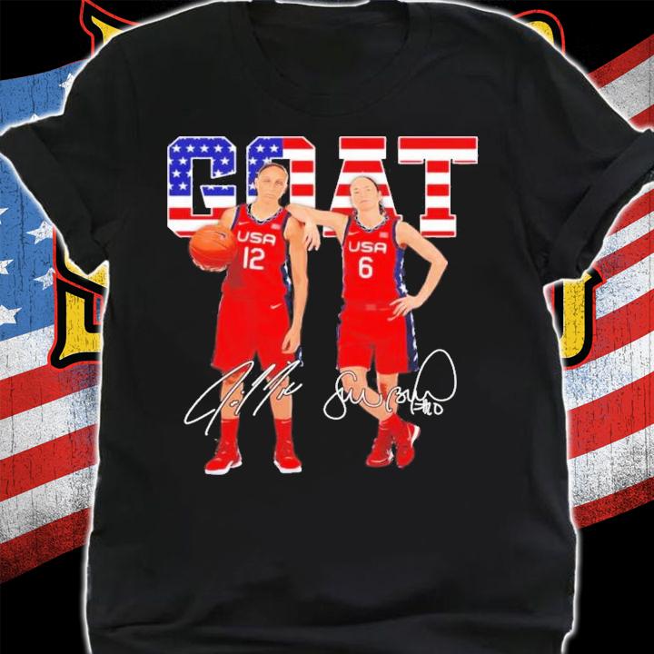 Diana Taurasi Sue Bird Team USA Legend Seattle Storm Signature T-shirt t-shirt shirt