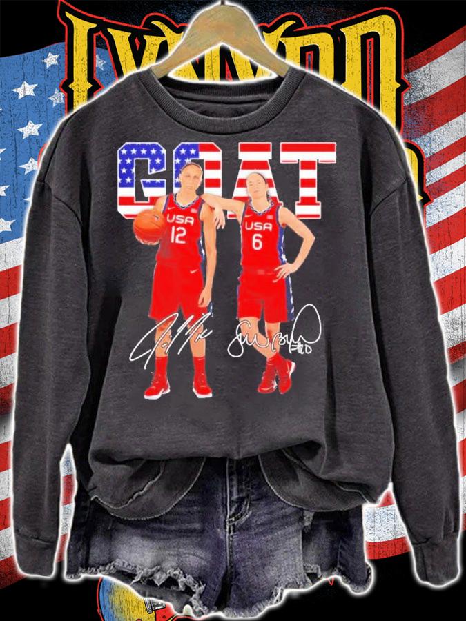 Diana Taurasi Sue Bird Team USA Legend Seattle Storm Signature T-shirt t-shirt sweatshirt