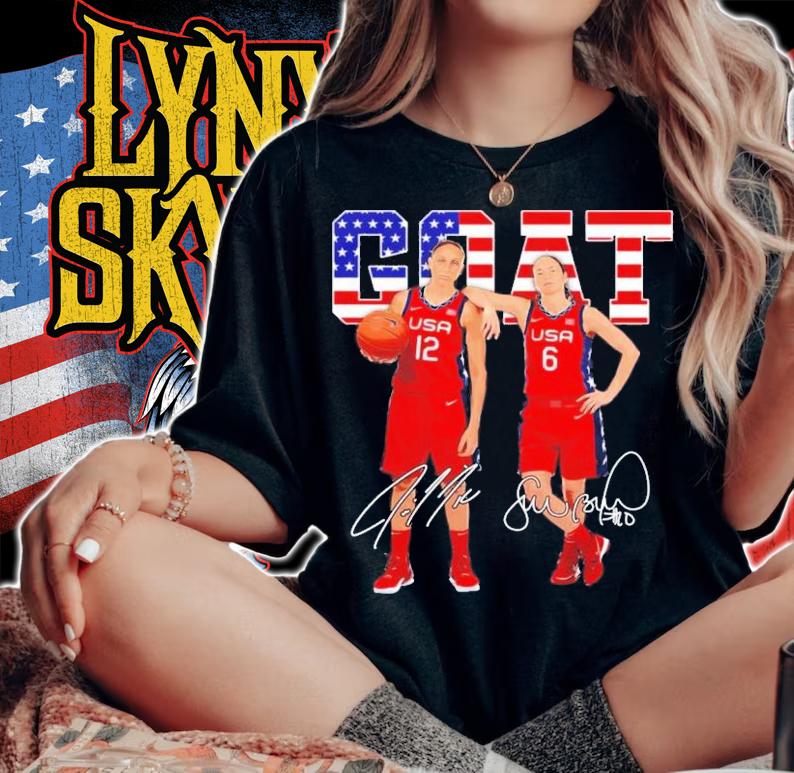 Diana Taurasi Sue Bird Team USA Legend Seattle Storm Signature T-shirt t-shirt woman shirt
