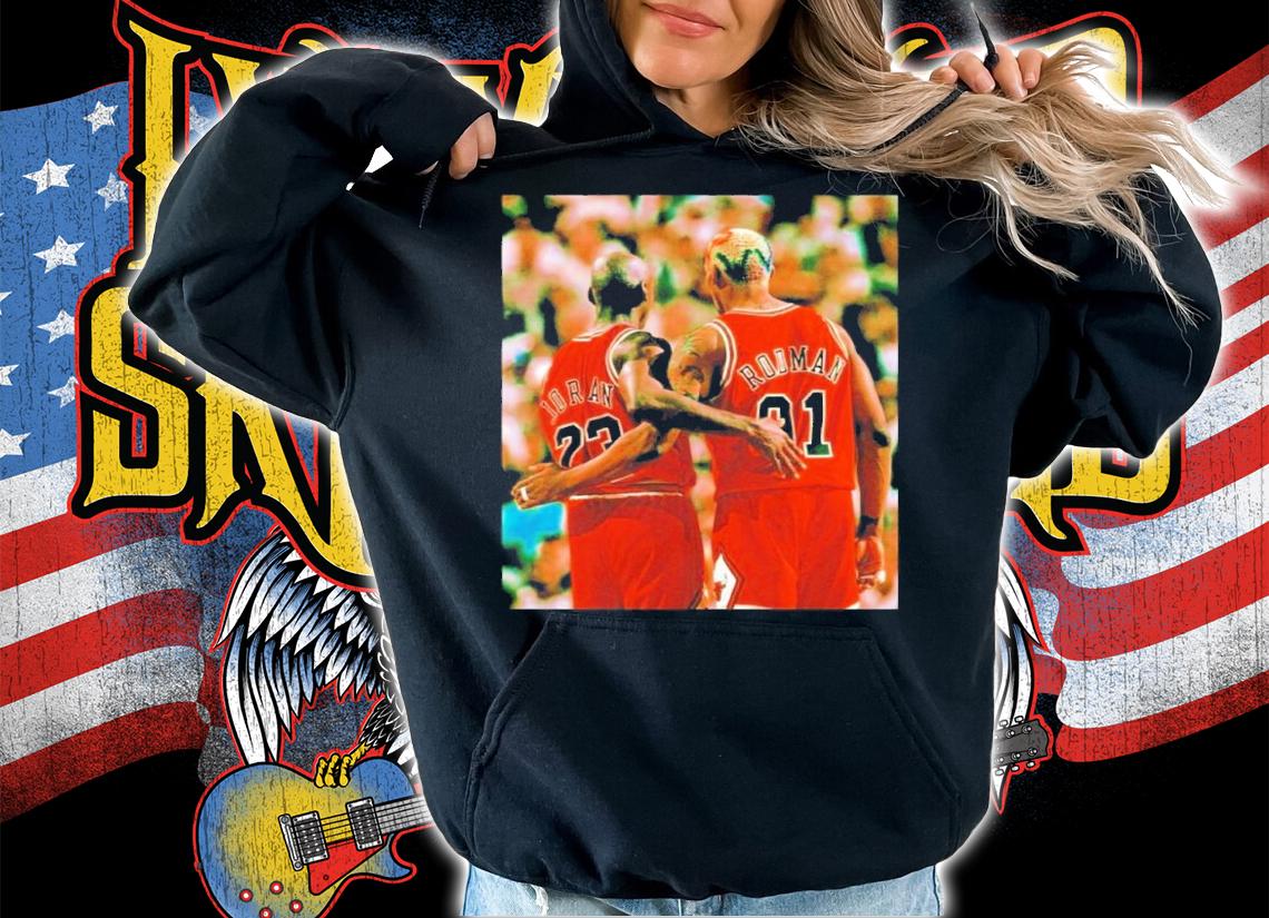 Double Monster Of Bulls MJ And Dennis Rodman Shirt t-shirt