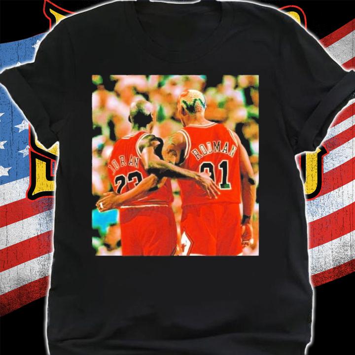 Double Monster Of Bulls MJ And Dennis Rodman Shirt t-shirt