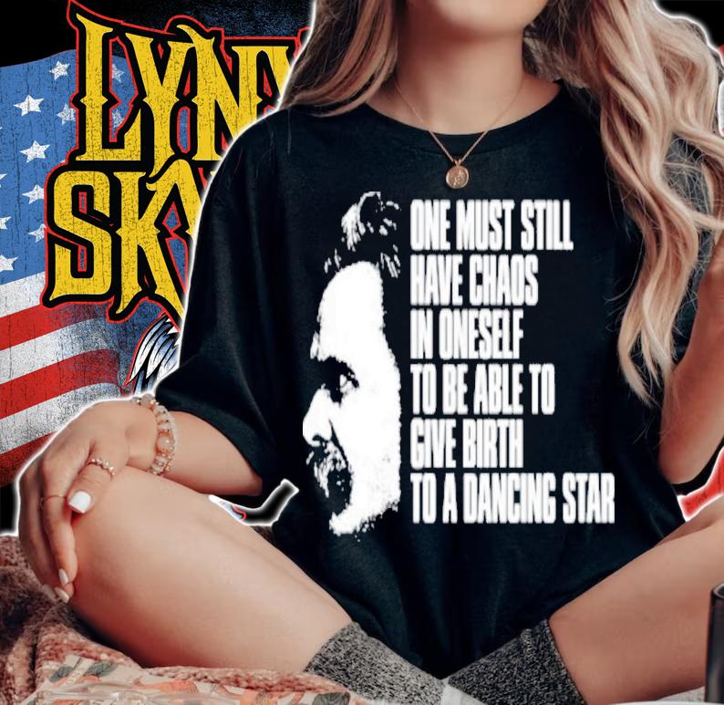 Friedrich Nietzsche One Must Still Have Chaos In Oneself To Be Able To Give Birth To A Dancing Star Shirt t-shirt