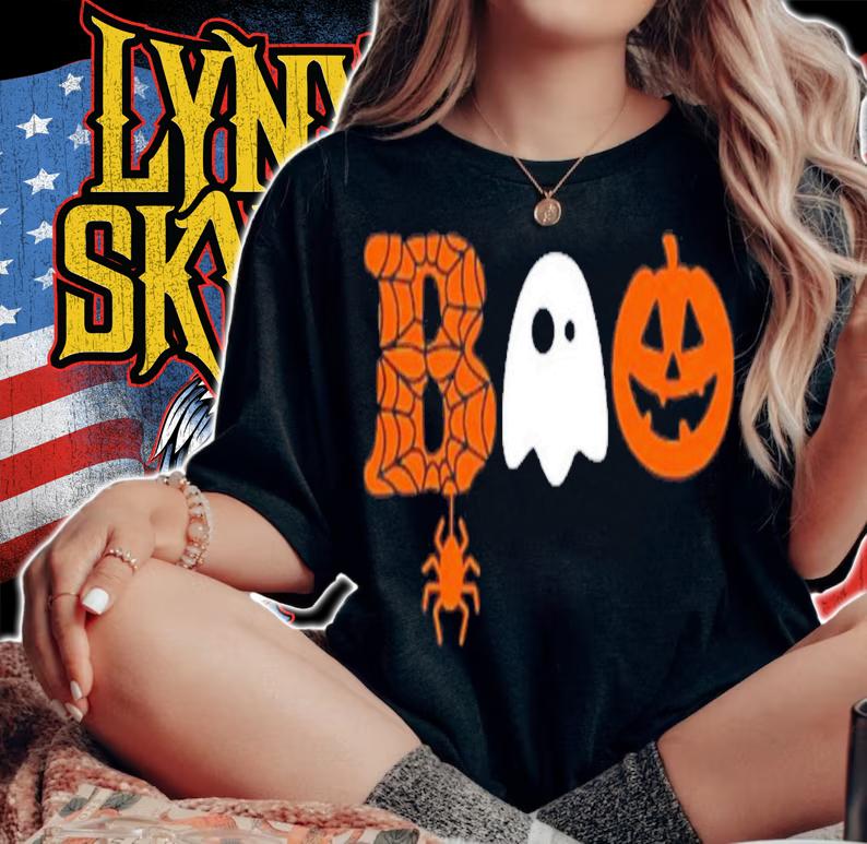 Halloween Boo Ghost T-Shirt t-shirt woman shirt
