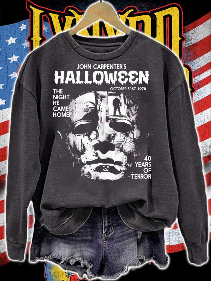 Horror Movie Michael Myers Halloween 40 Years Of Terror T-Shirt t-shirt