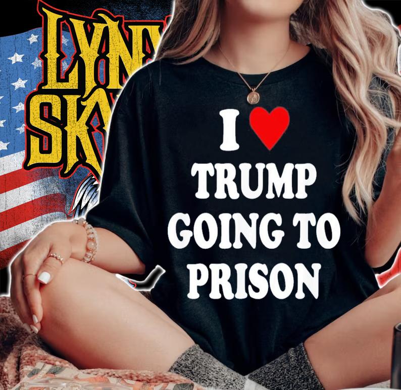 I Love Trump Going to Prison Jail Treason Tre45on Espionage T-Shirt t-shirt