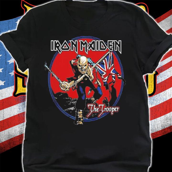 Iron Maiden Trooper Red Sky Shirt t-shirt shirt