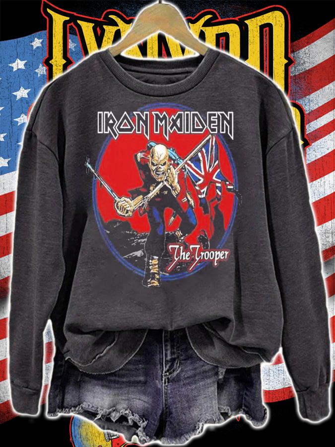 Iron Maiden Trooper Red Sky Shirt t-shirt sweatshirt