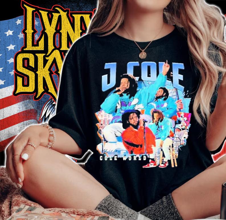 J Cole Crooked Smile Cole World T-Shirt t-shirt
