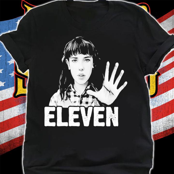 Jane Eleven Stranger Things Female Character Sketch T-Shirt t-shirt