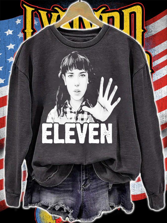 Jane Eleven Stranger Things Female Character Sketch T-Shirt t-shirt