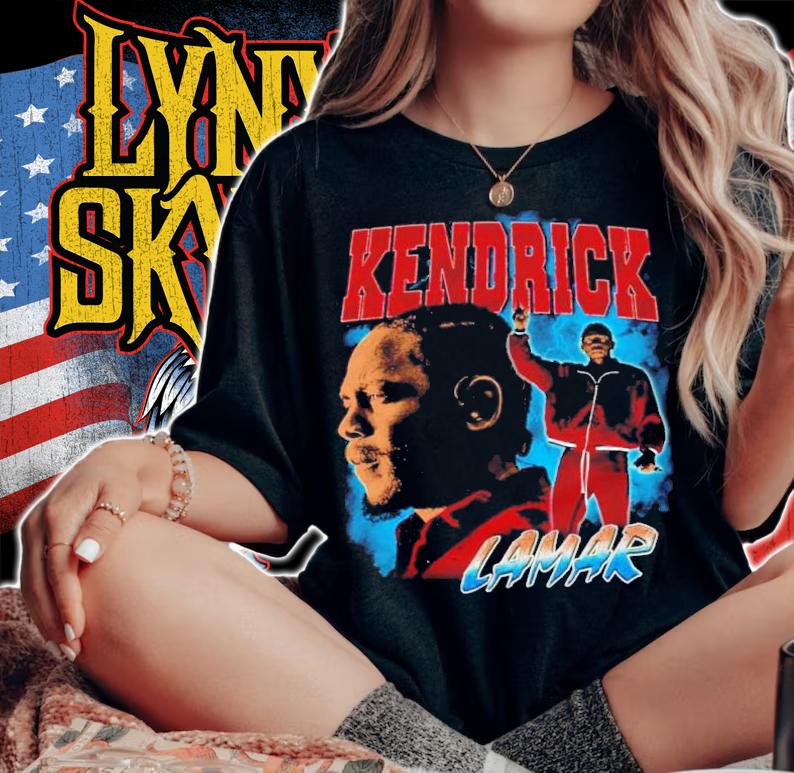 Kendrick Lamar Vintage 90s Bootleg Shirt t-shirt woman shirt