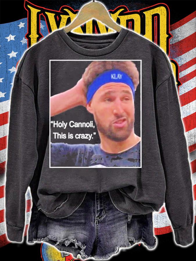 Klay Thompson Holy Cannoli This Is Crazy T-Shirt t-shirt