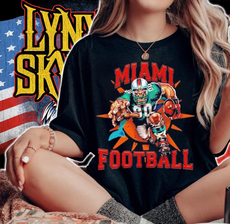 Miami Football Artwork Shirt t-shirt woman shirt