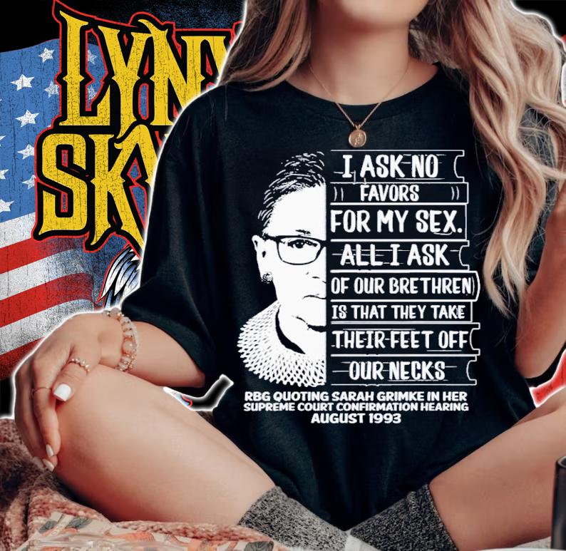 RBG Quote I Ask No Favor For My Sex Feminist T-Shirt t-shirt woman shirt