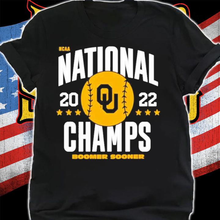 National Champs 2022 Boomer Sooner Oklahoma Softball National Champs T-Shirt t-shirt shirt
