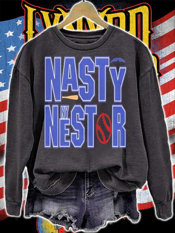 New York Nasty Nestor Baseball Emoji T-Shirt t-shirt sweatshirt